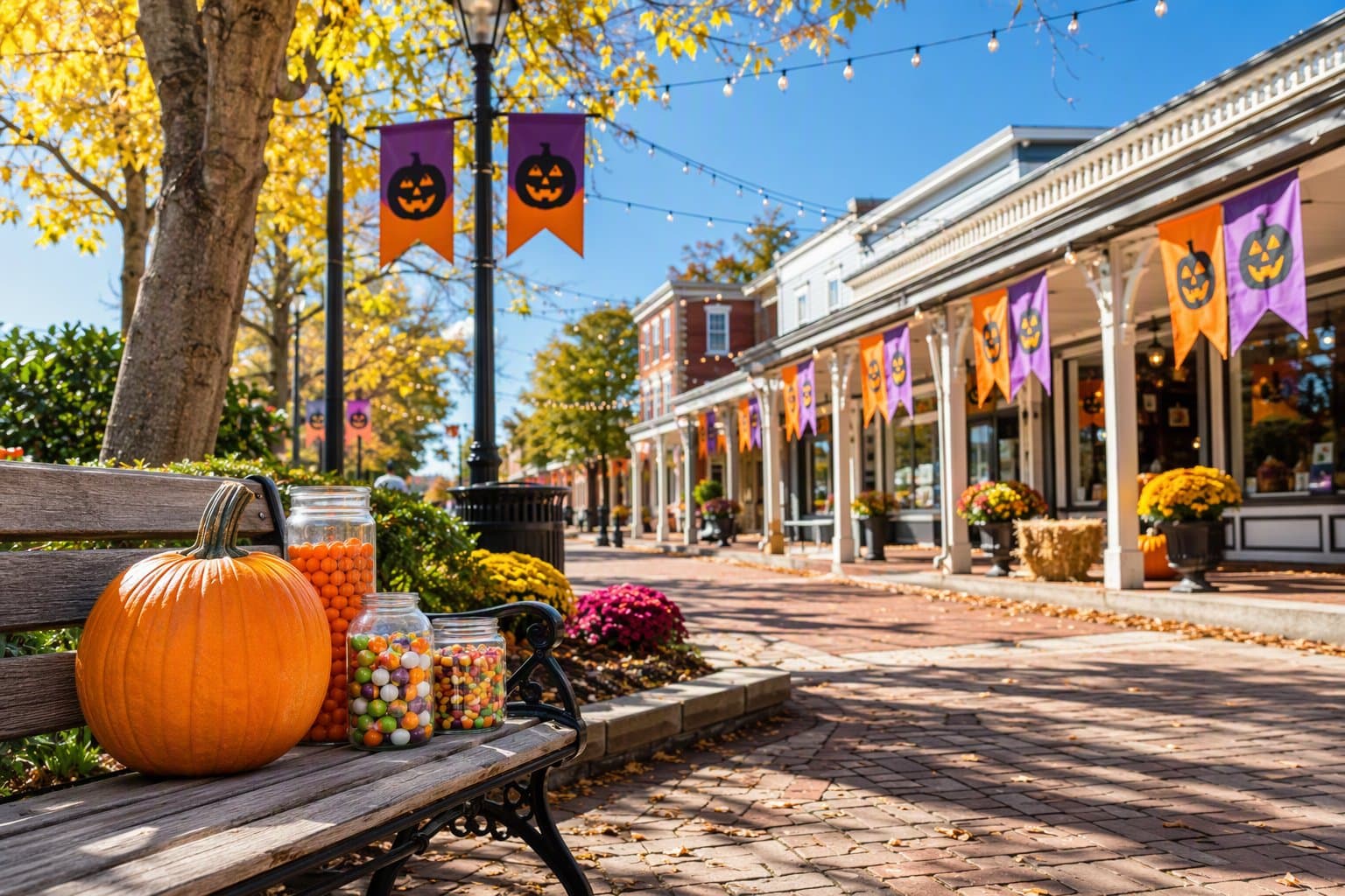 Downtown Trick or Treat - illustration, Jake Team LLC