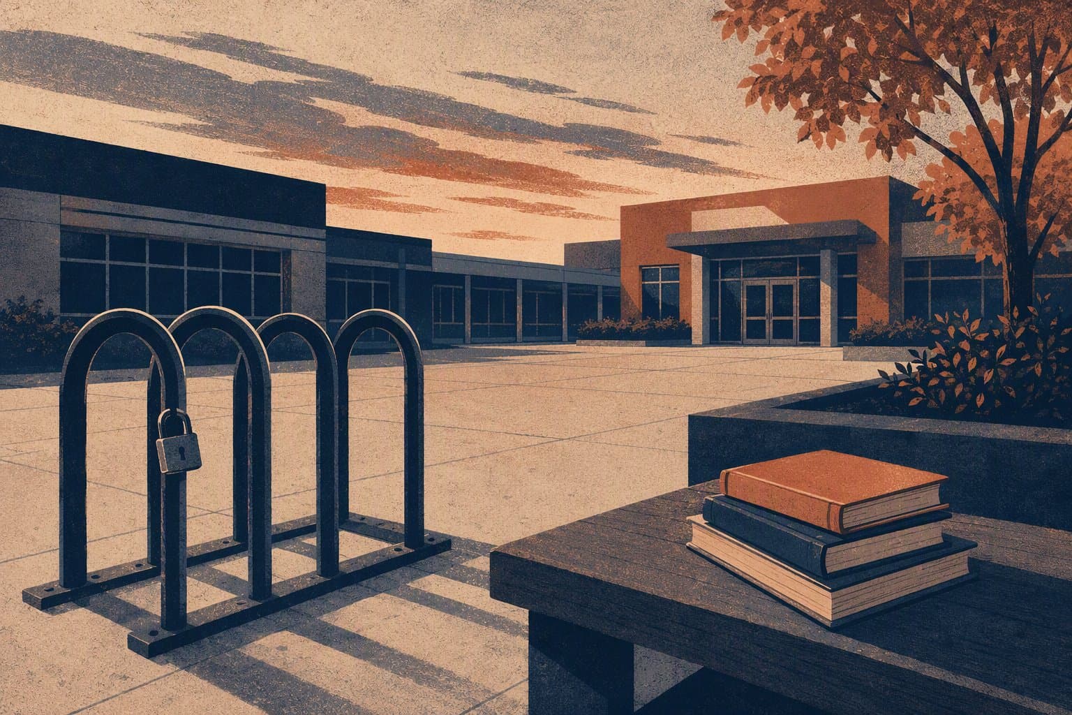 school campus policy - illustration, Jake Team LLC