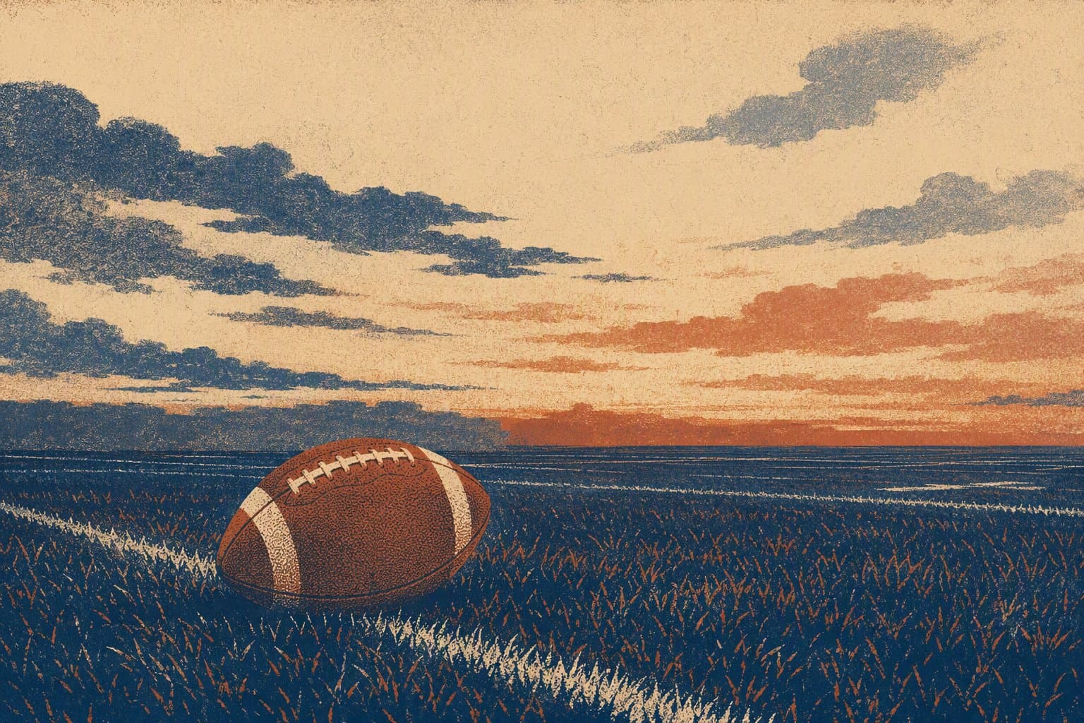 preseason football - illustration, Jake Team LLC