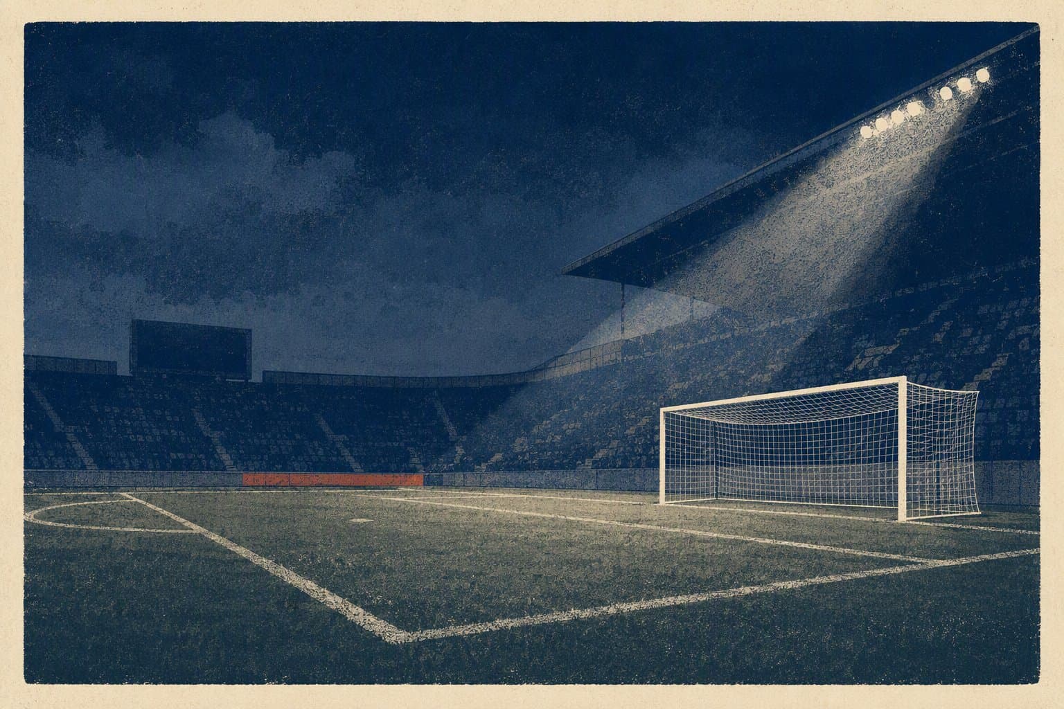 Defensive Soccer Match - illustration, Jake Team LLC