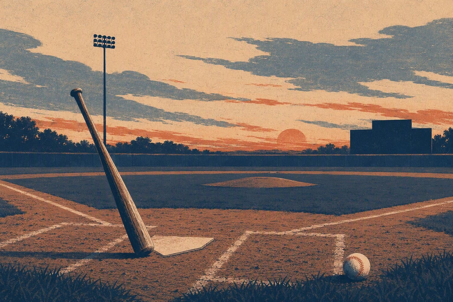 Baseball Victory - illustration, Jake Team LLC