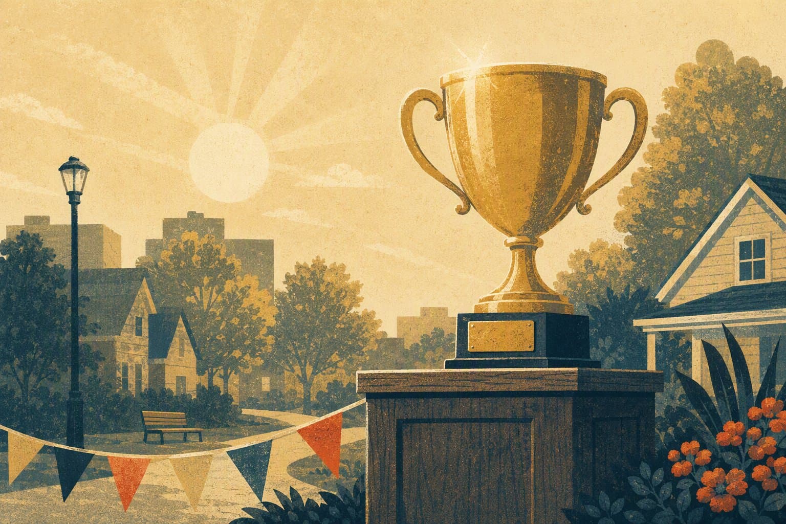 victory celebration - illustration, Jake Team LLC