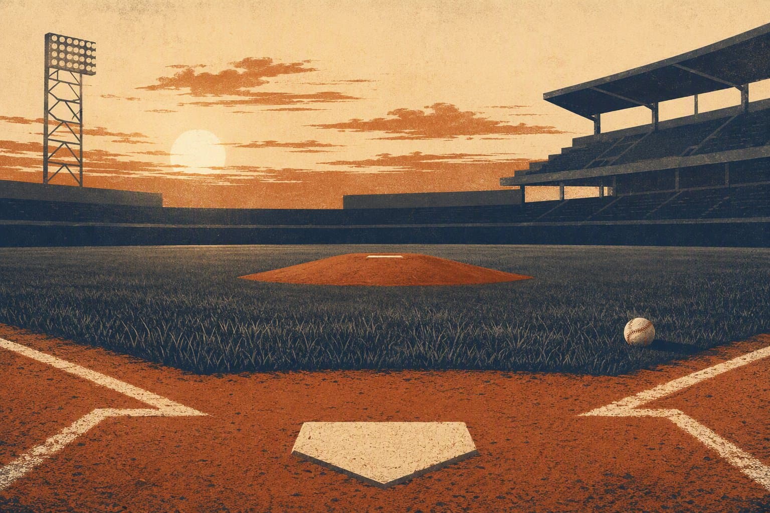baseball shutout - illustration, Jake Team LLC