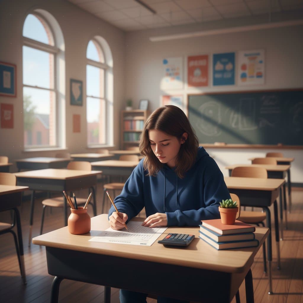 Student Testing - illustration, Jake Team LLC