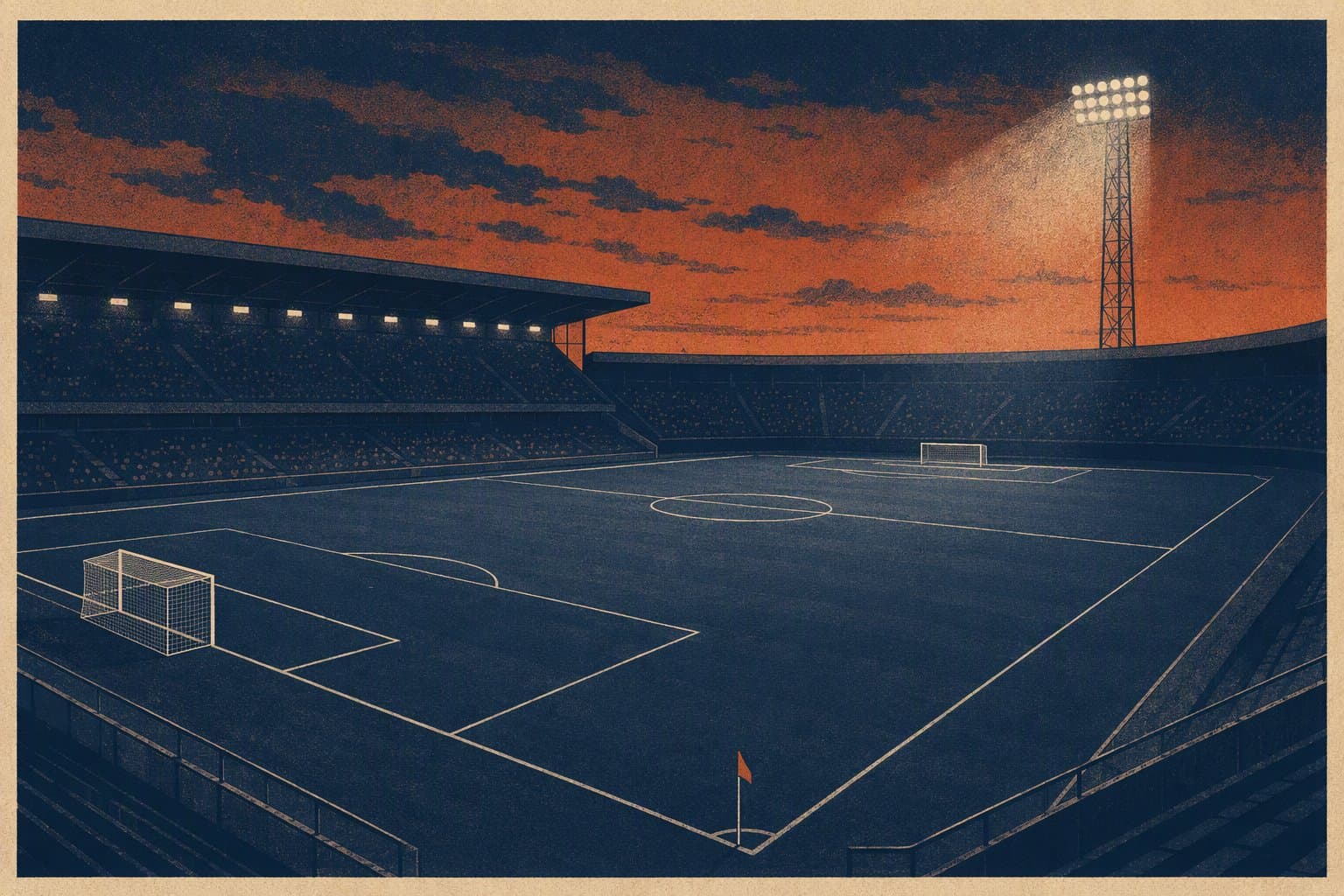 soccer stadium - illustration, Jake Team LLC