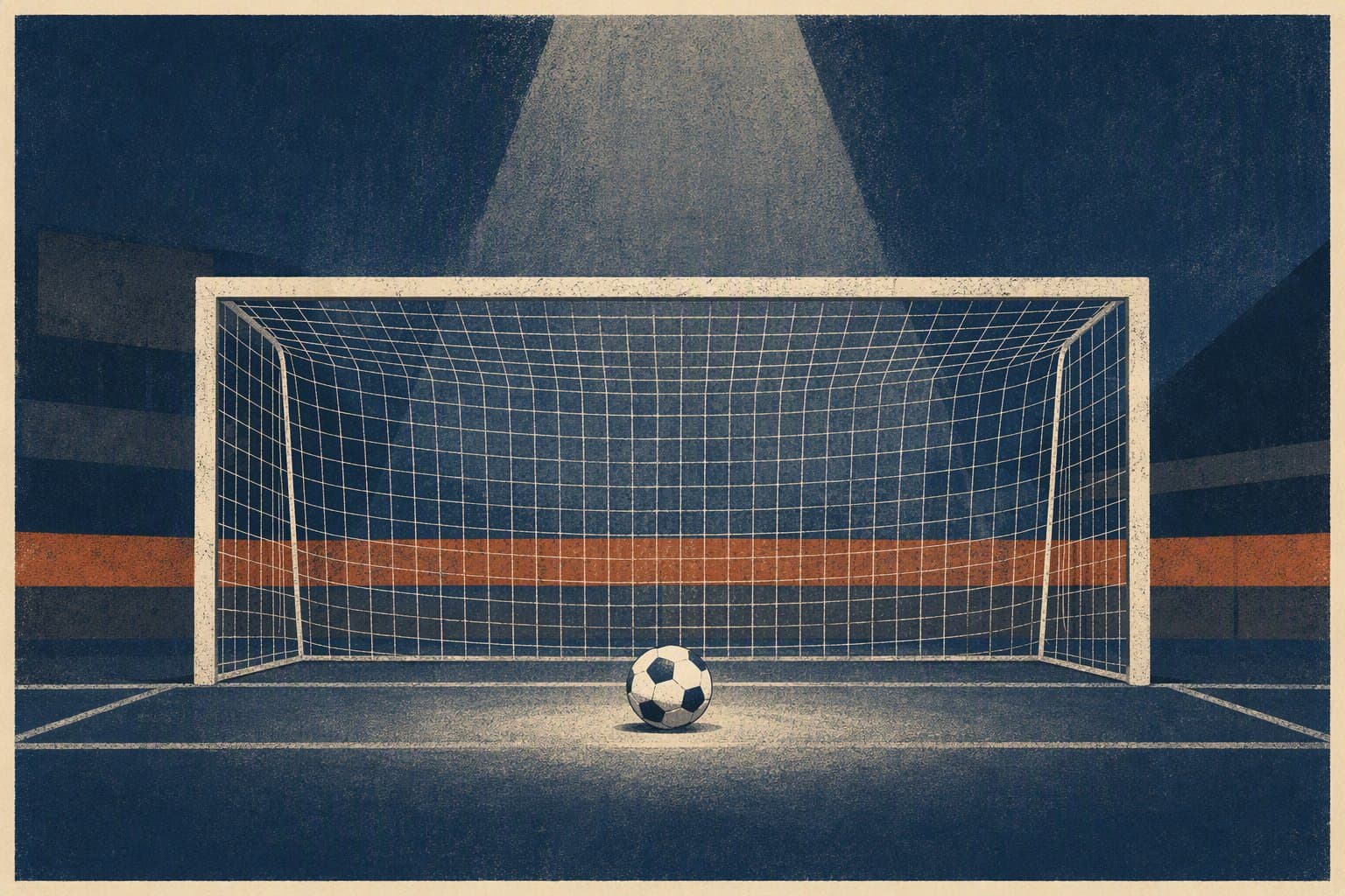 Soccer Stalemate - illustration, Jake Team LLC