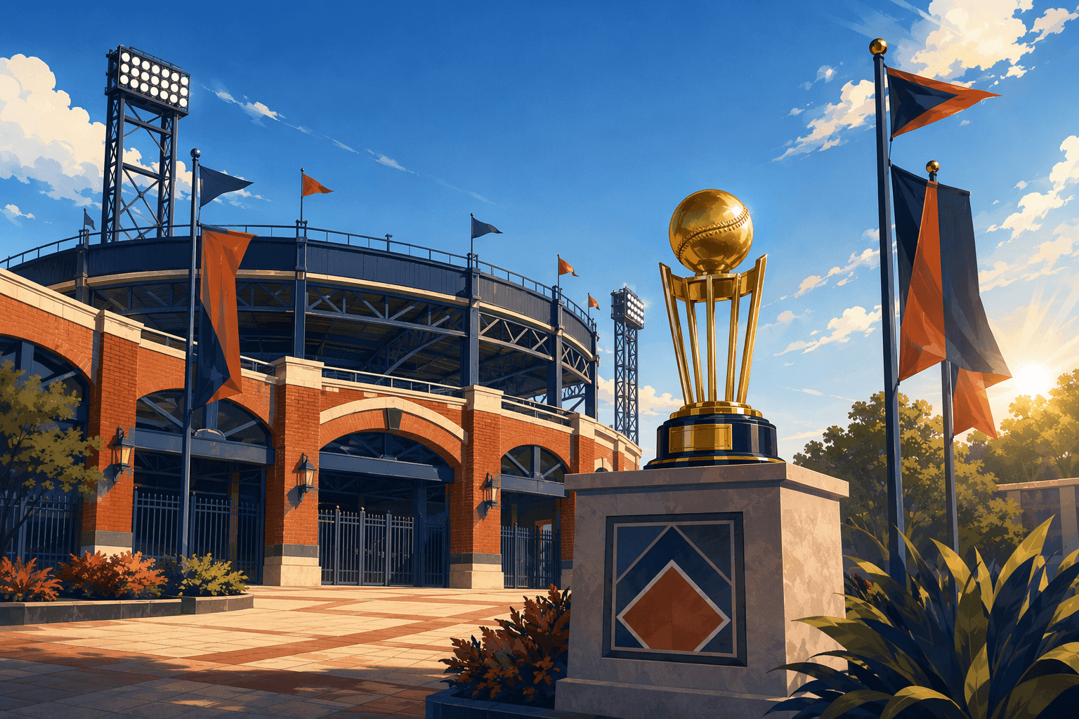 Baseball Victory Celebration - illustration, Jake Team LLC