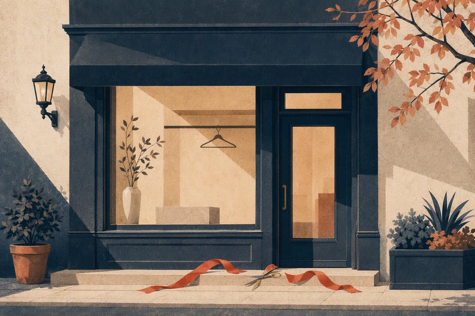 New Boutique Opening - illustration, Jake Team LLC