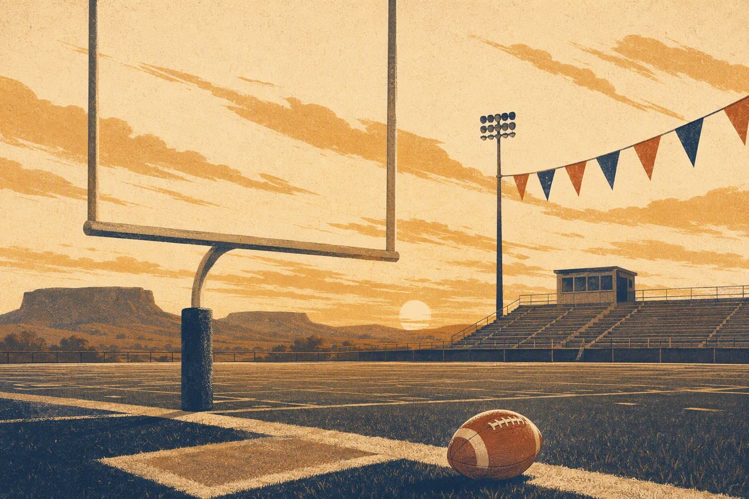 Dominant Football Victory - illustration, Jake Team LLC