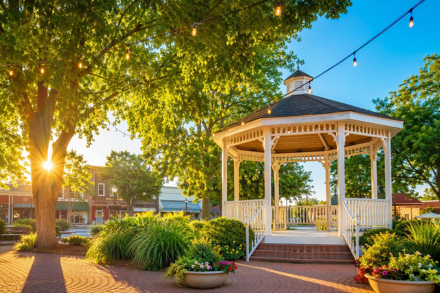 Sherman town square - illustration, Jake Team LLC