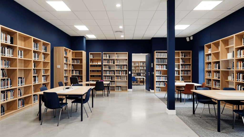 Van Alstyne library renovation reopening — illustration, Jake Team LLC