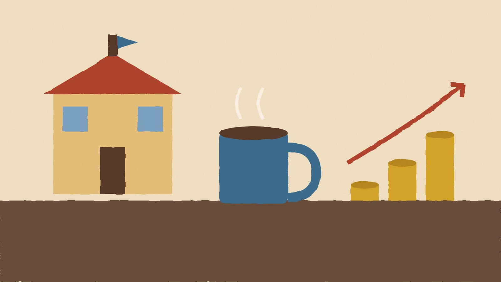 Coffee and school budget talk - illustration, Jake Team LLC