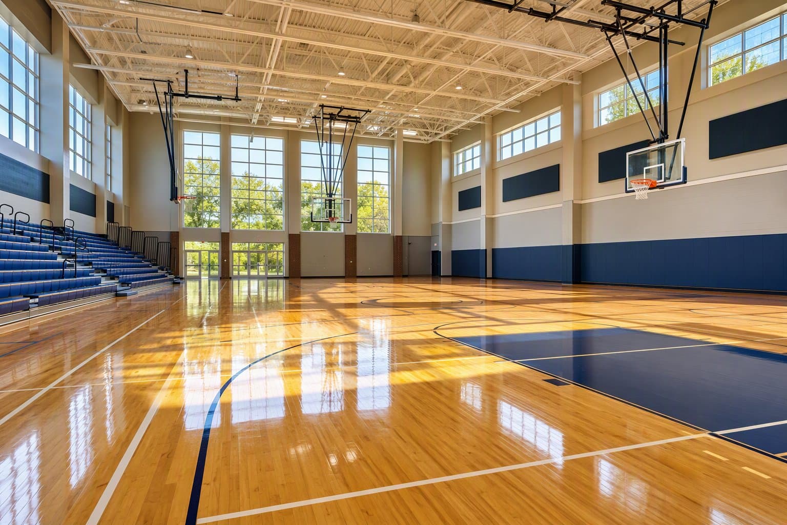 School athletic facility - illustration, Jake Team LLC