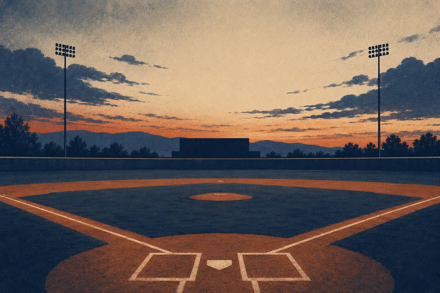 baseball field - illustration, Jake Team LLC