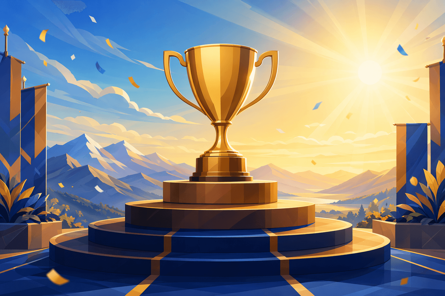 Trophy Ceremony - illustration, Jake Team LLC