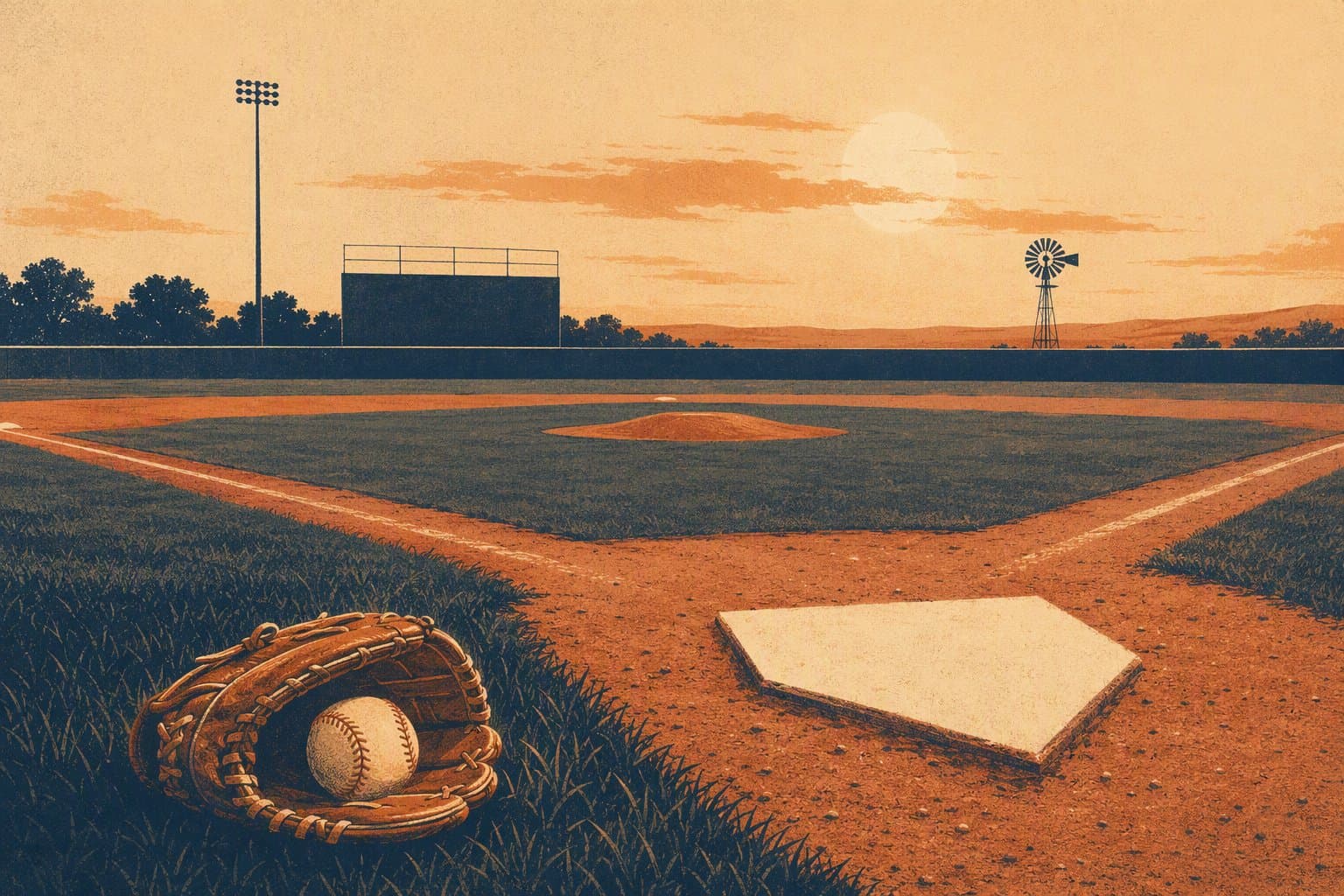 Home Ballgame - illustration, Jake Team LLC