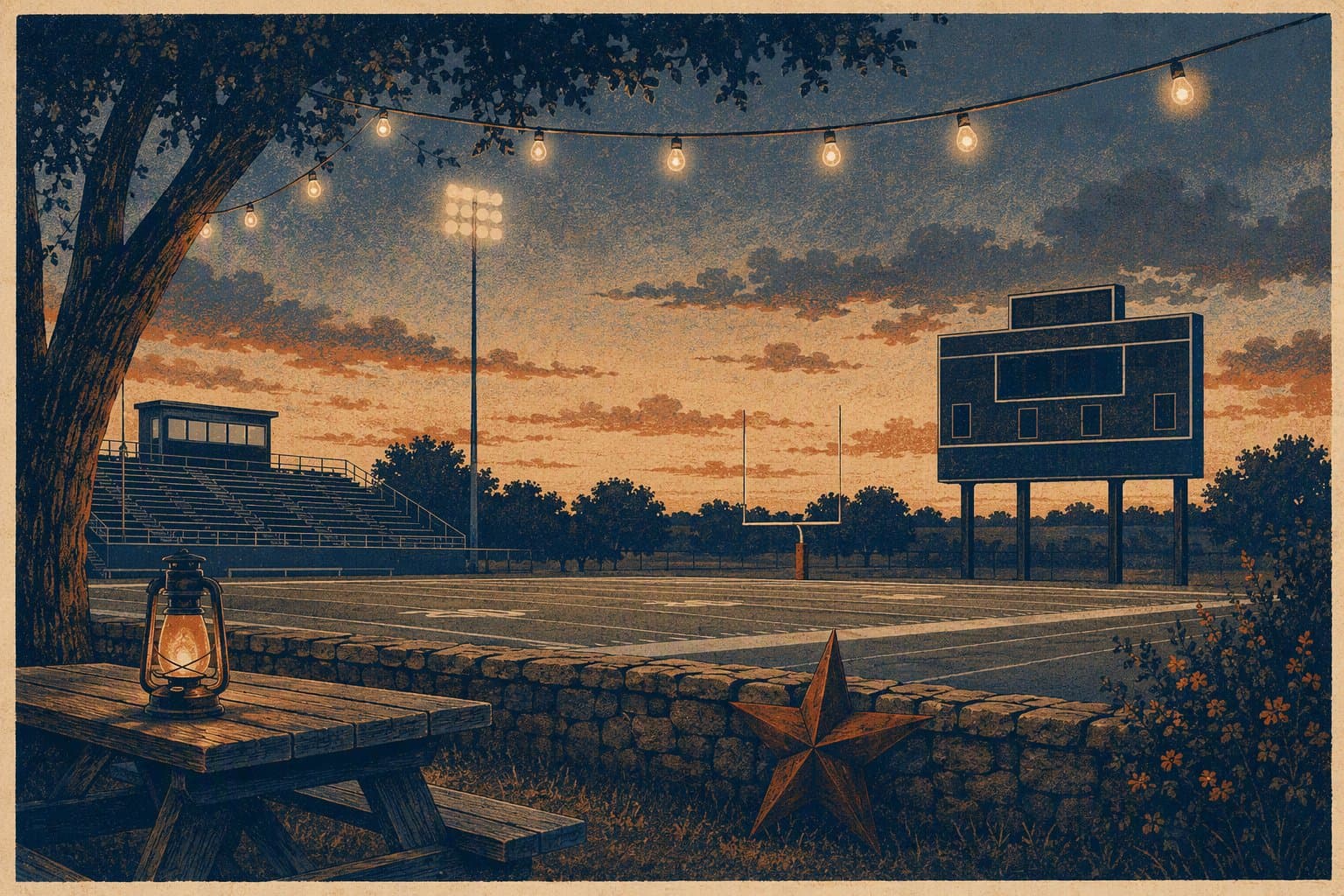 season opener - illustration, Jake Team LLC