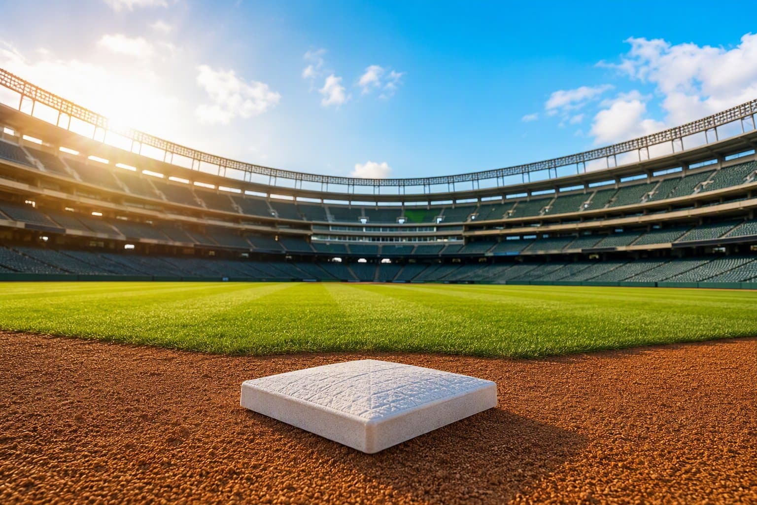 Empty Stadium Turf - illustration, Jake Team LLC
