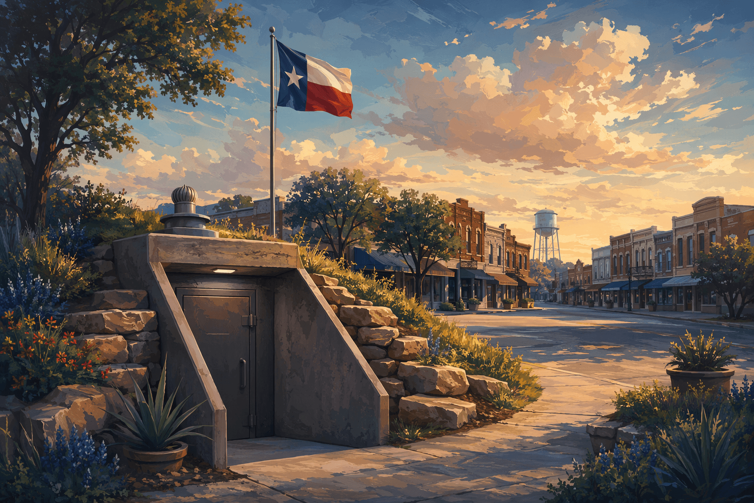 Storm shelter installation - illustration, Jake Team LLC