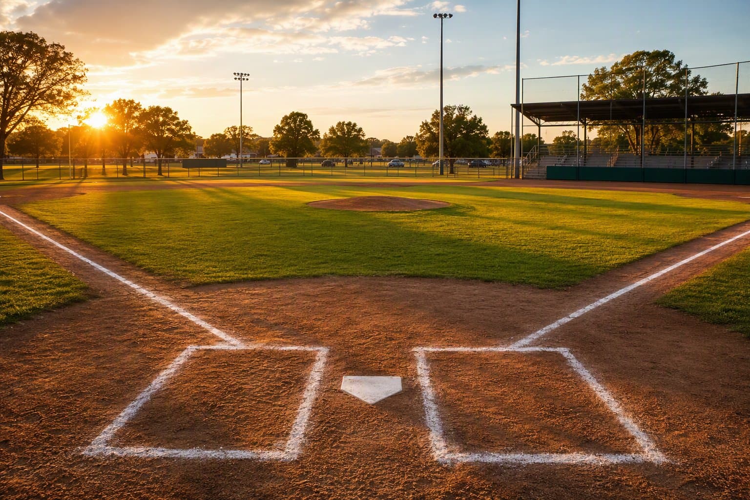 baseball field - illustration, Jake Team LLC