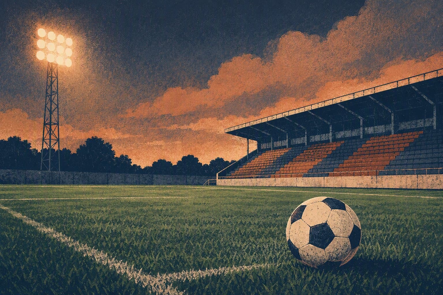 soccer rivalry - illustration, Jake Team LLC