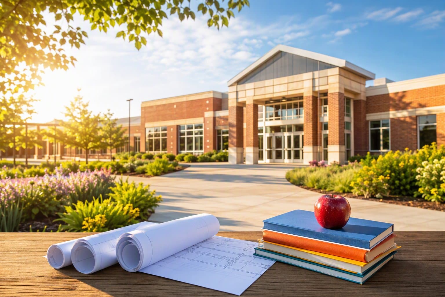 New Elementary School - illustration, Jake Team LLC