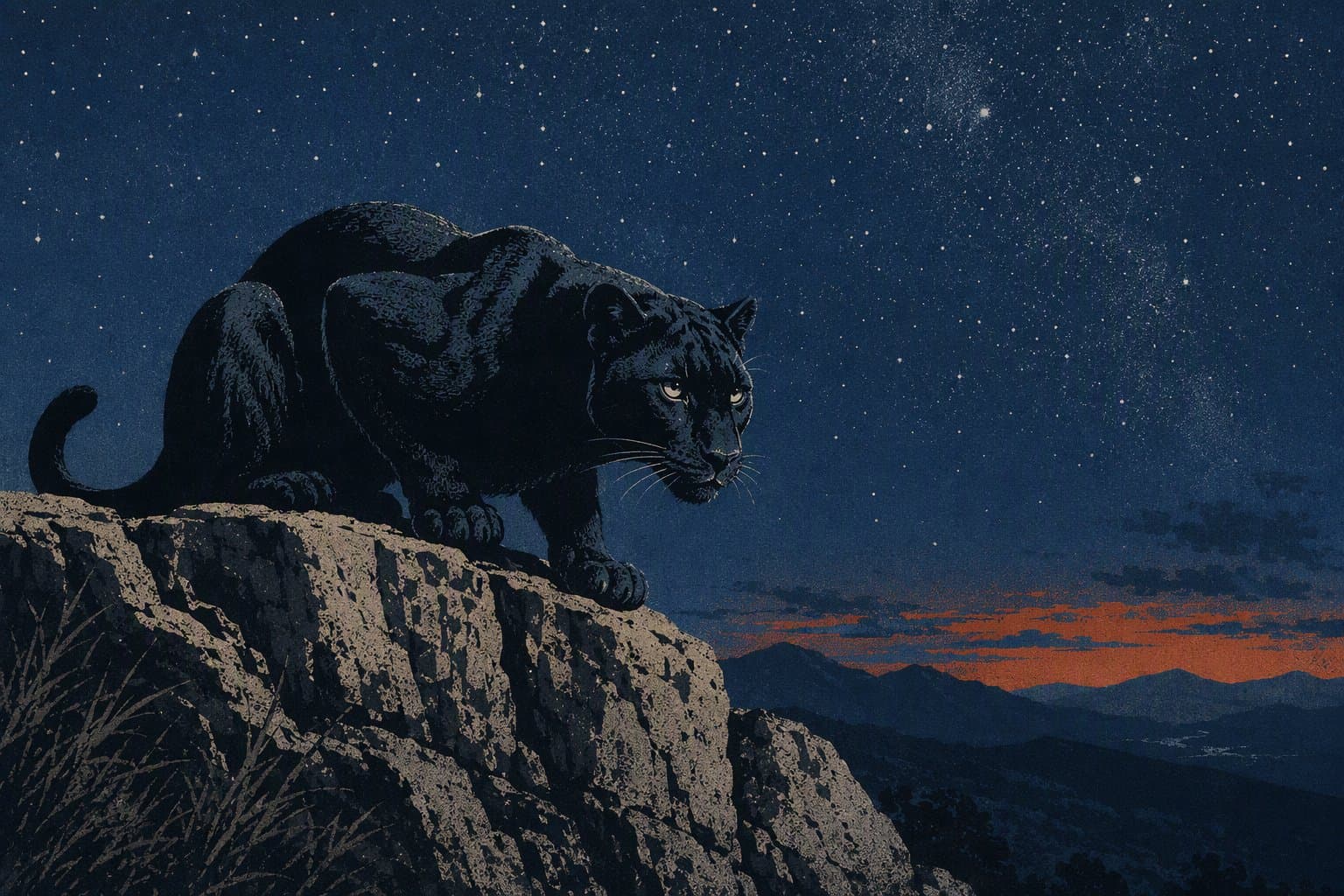 Panther - generic mascot-animal illustration, not a school logo. Jake Team LLC